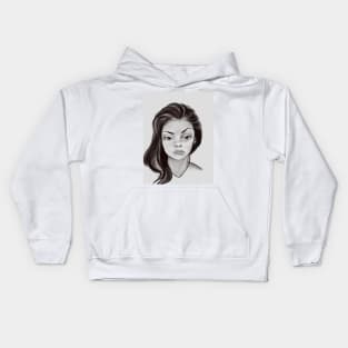 Portrait study 1 Kids Hoodie